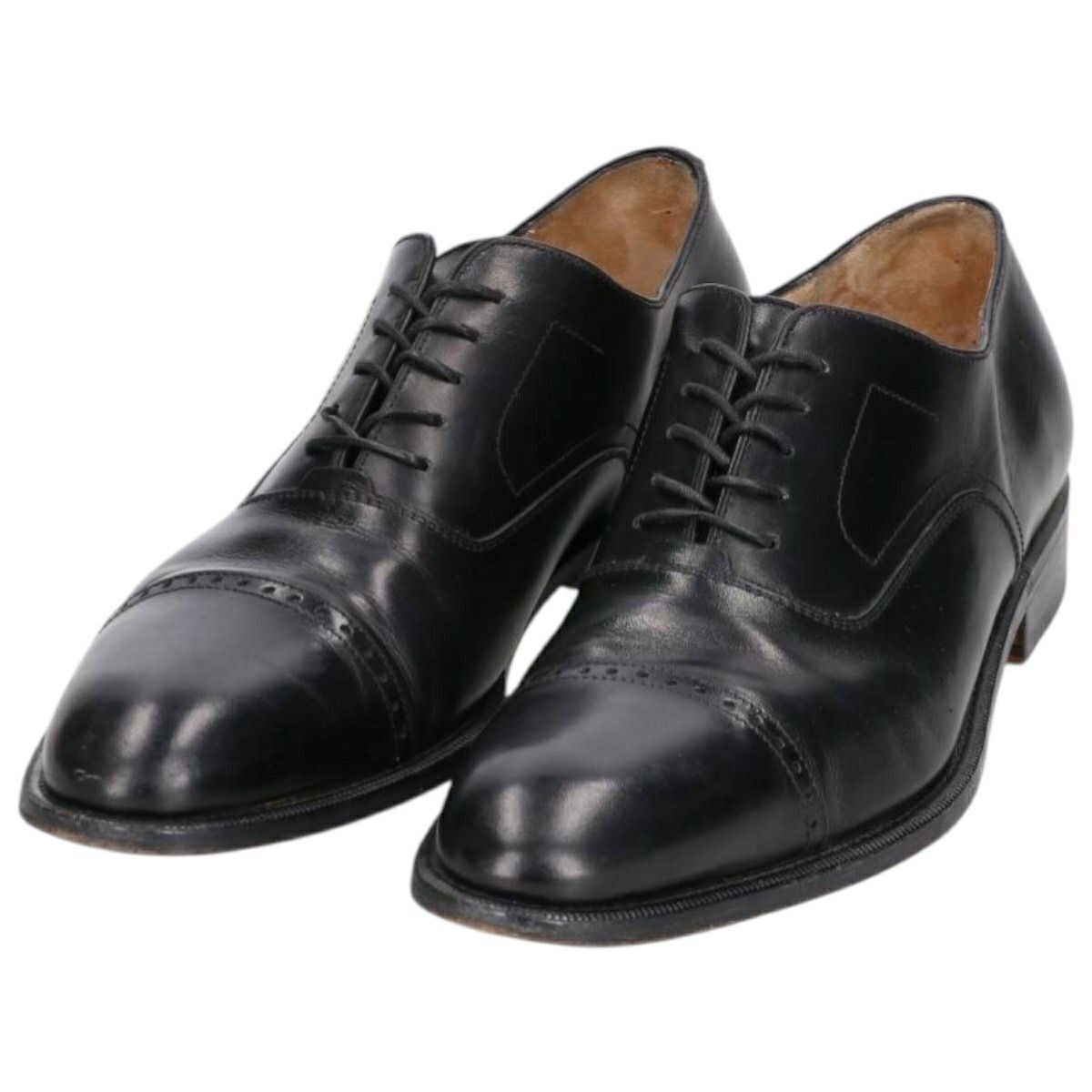 古着 フェラガモ Salvatore Ferragamo スエード ウイングチップ