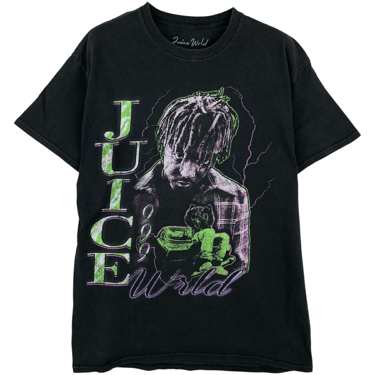 古着 JUICE WRLD ジュースワールド ラップTシャツ ラップT メンズL相当