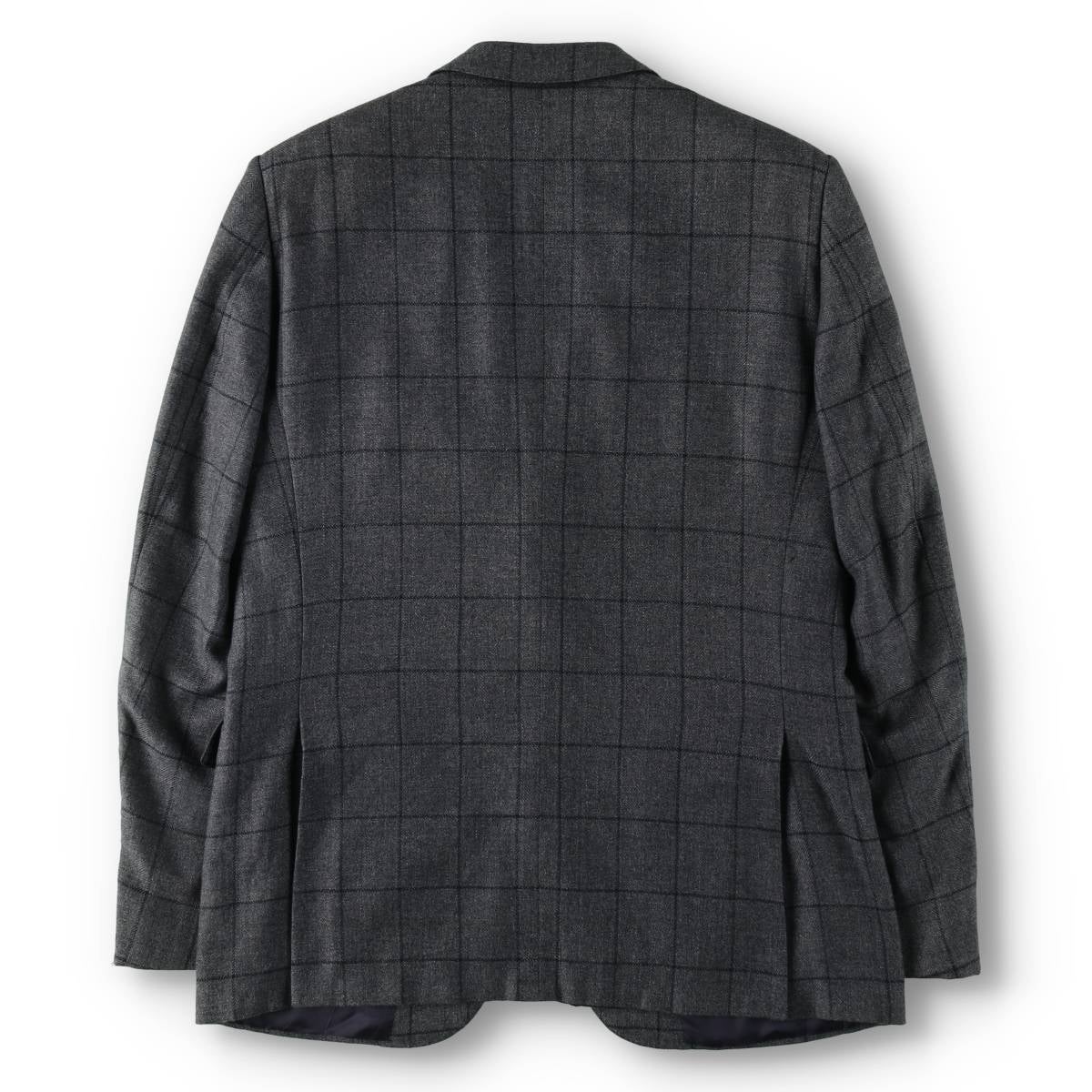 古着 エルメネジルドゼニア Ermenegildo Zegna チェック柄 アルパカ混