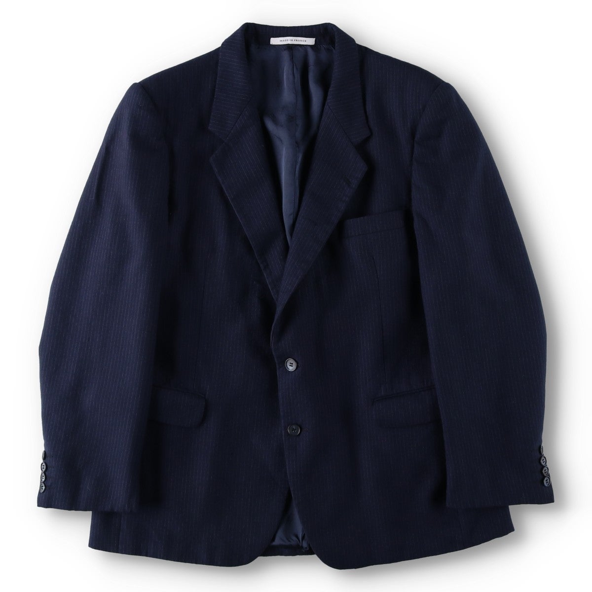 古着 イヴサンローラン Yves Saint Laurent ストライプ柄 ウール