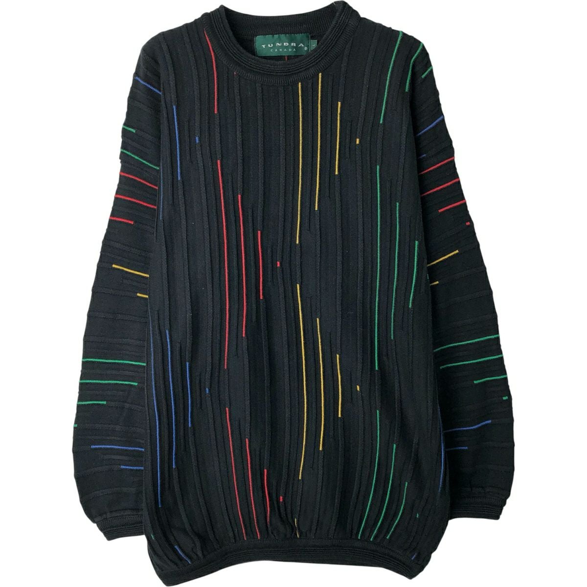 古着 90年代 クージー COOGI 総柄 3Dニットセーター オーストラリア製