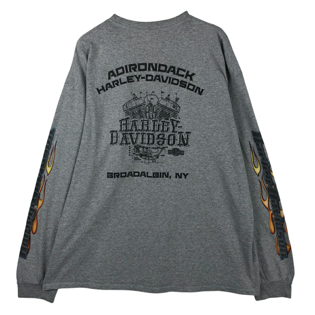 古着 ハーレーダビッドソン Harley-Davidson ファイヤーパターン