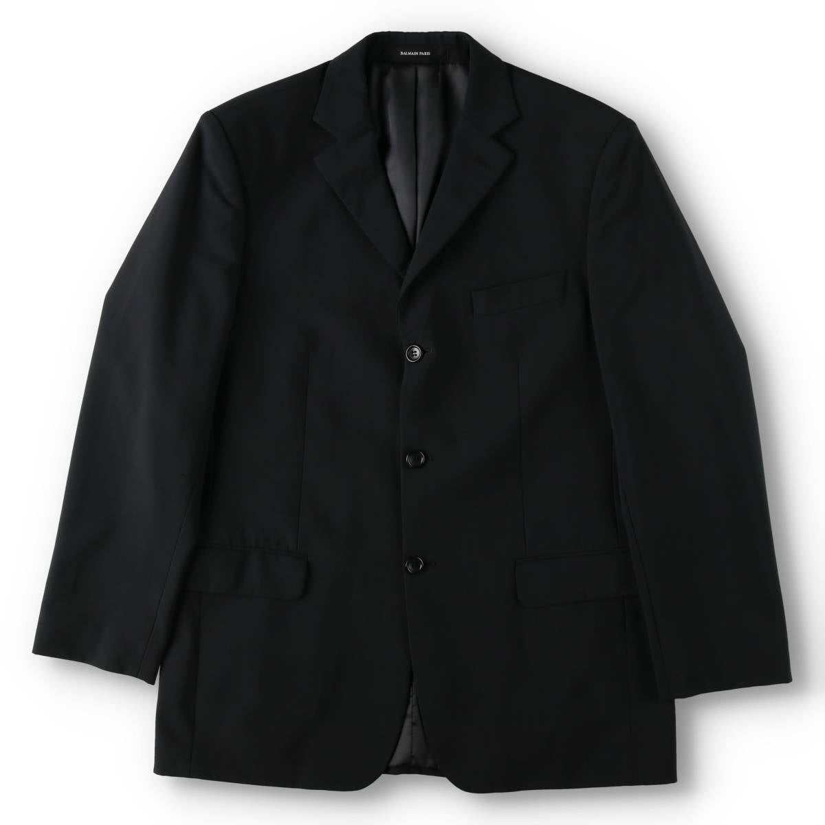 古着 ヒューゴボス HUGO BOSS レザーカーコート メンズL相当