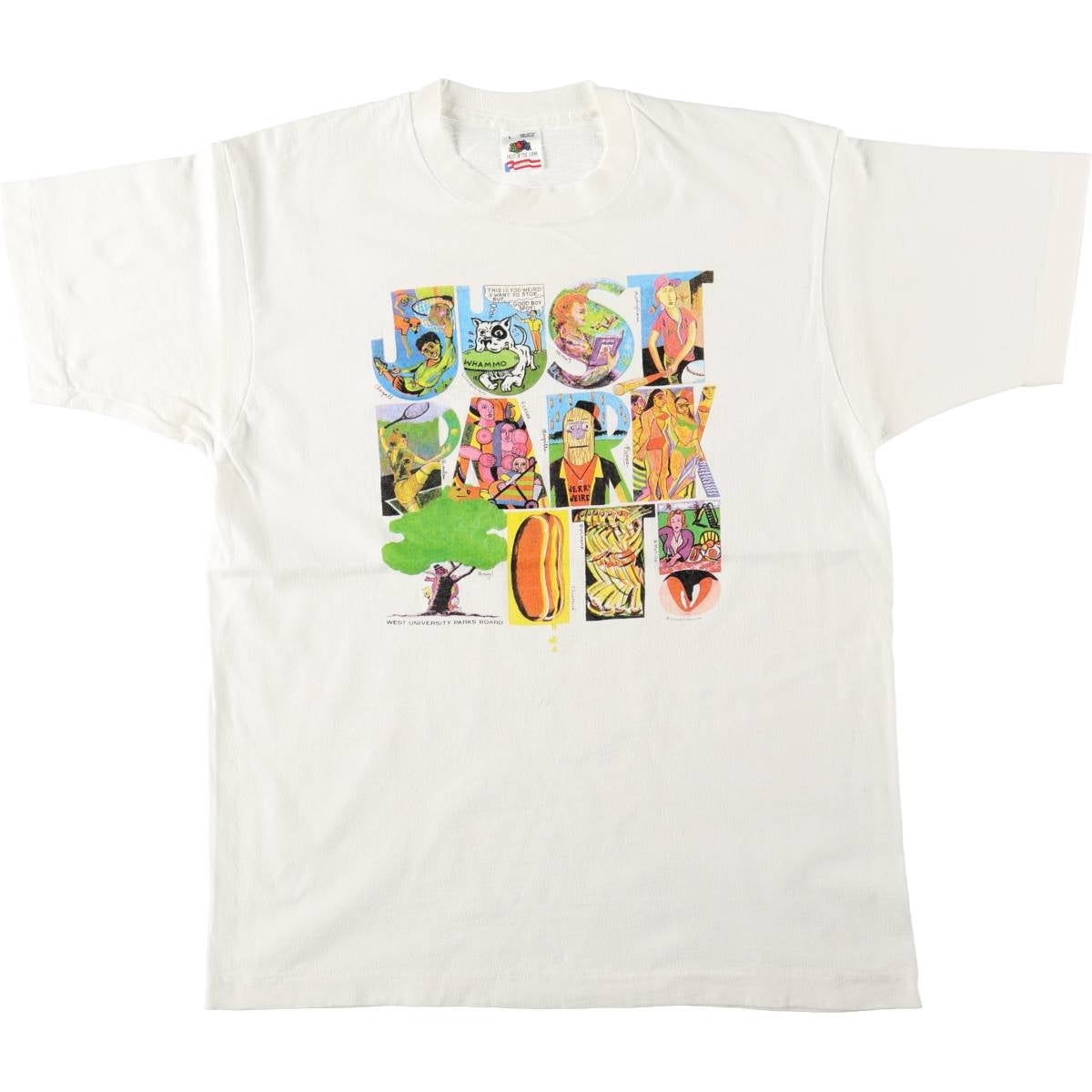 古着 90年代 フルーツオブザルーム FRUIT OF THE LOOM アートTシャツ