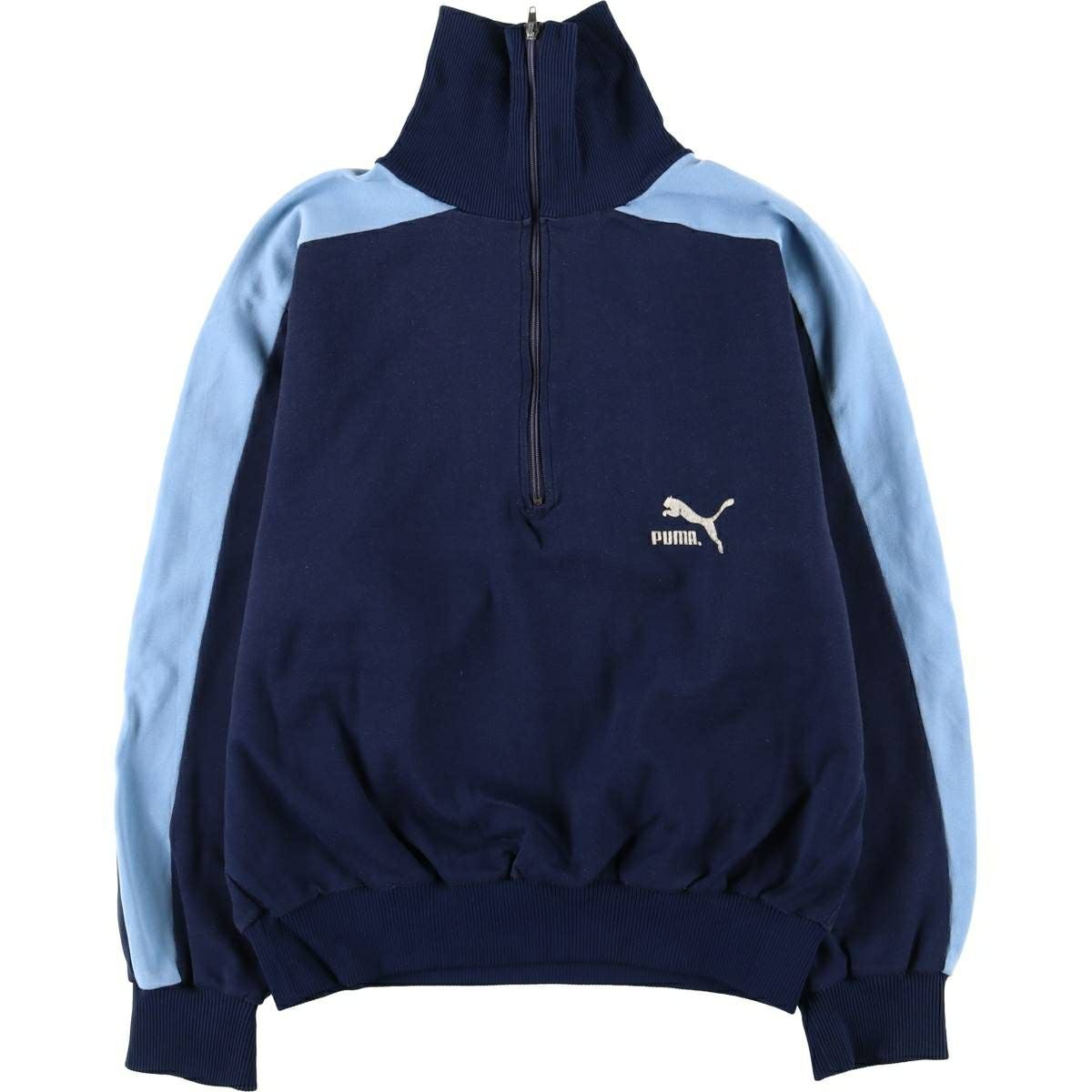 古着 ～80年代 プーマ PUMA ハイネック ジャージプルオーバー メンズL