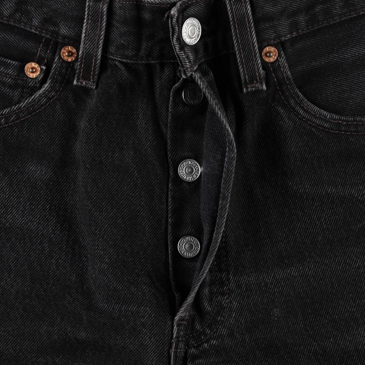 古着 90年代 リーバイス Levis 501-0660 ブラックデニム ストレート