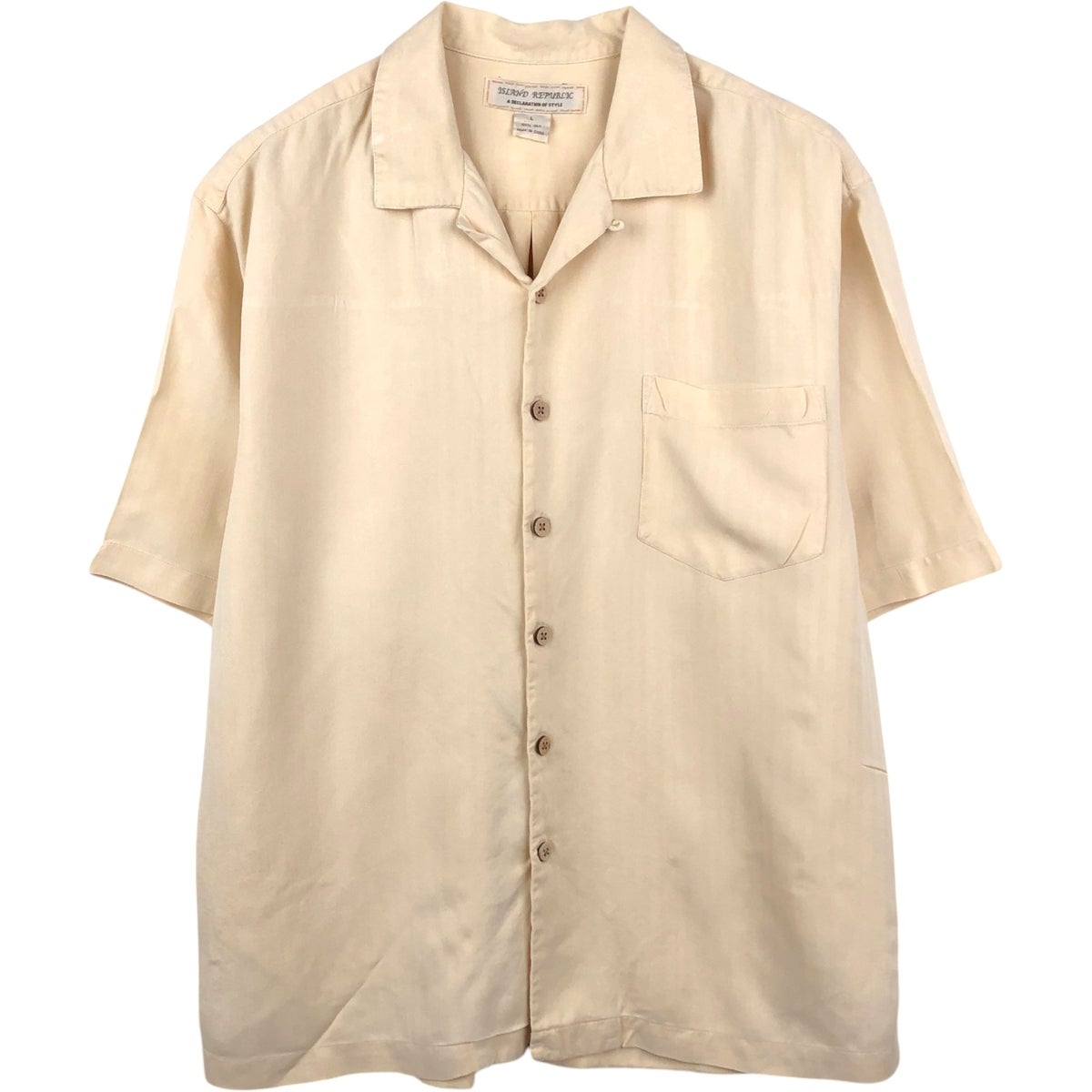 古着 バナナリパブリック BANANA REPUBLIC 半袖 オープンカラー