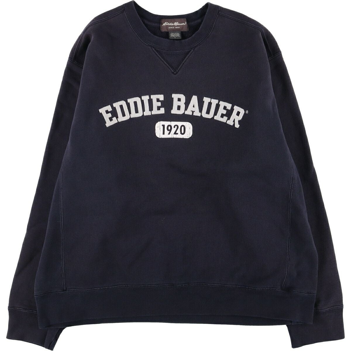 古着 エディーバウアー Eddie Bauer ロゴスウェットシャツ トレーナー