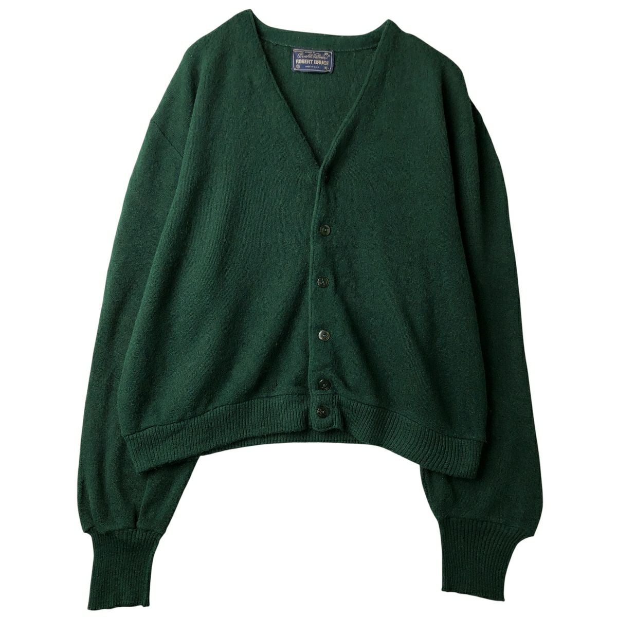 古着 60～70年代 CAMPUS ウールニットカーディガン USA製 メンズM相当