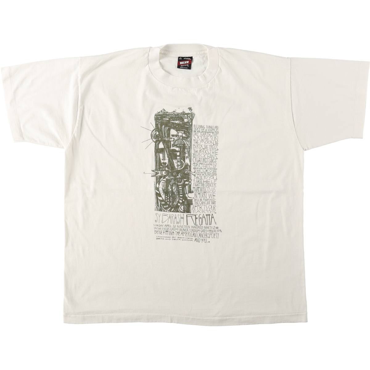 古着 90年代 フルーツオブザルーム FRUIT OF THE LOOM アートTシャツ