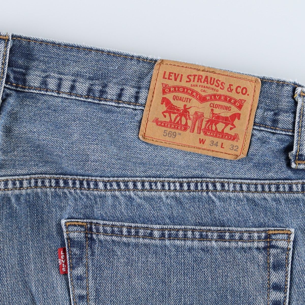 古着 リーバイス Levis 569 ストレートデニムパンツ メンズw37相当