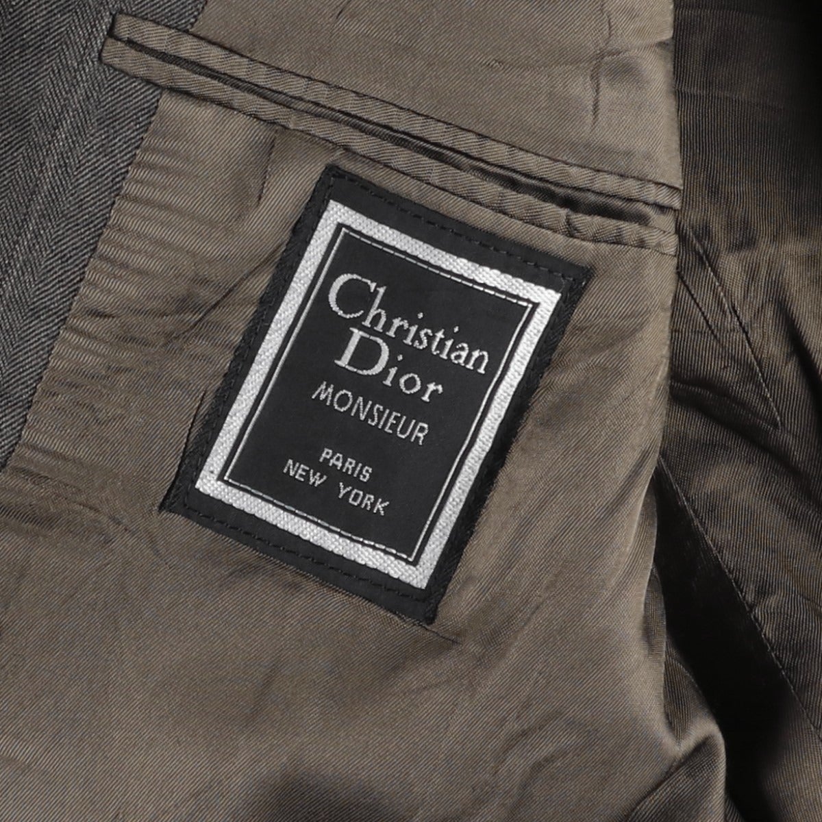 古着 クリスチャンディオール Christian Dior MONSIEUR ストライプ柄