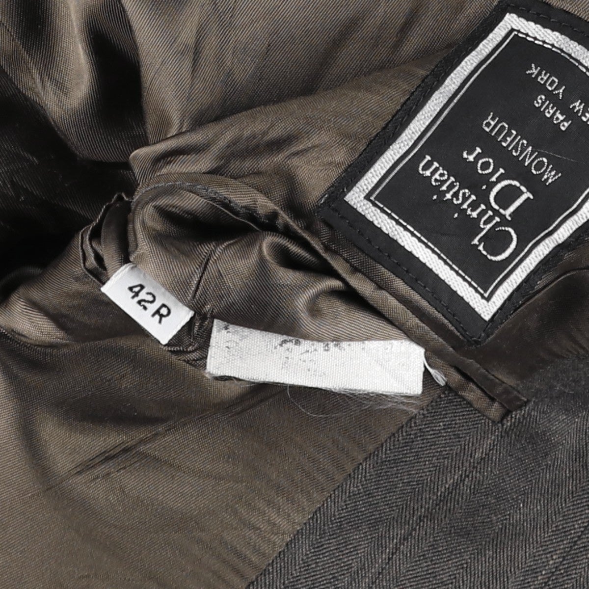 古着 クリスチャンディオール Christian Dior MONSIEUR ストライプ柄