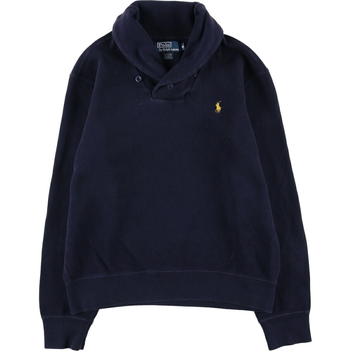 古着 ラルフローレン Ralph Lauren POLO by Ralph Lauren ショールカラー ワンポイントロゴスウェットシャツ トレーナー メンズL相当/eaa633667 古着 ラルフローレン Ralph Lauren POLO by Ralph Lauren ショール