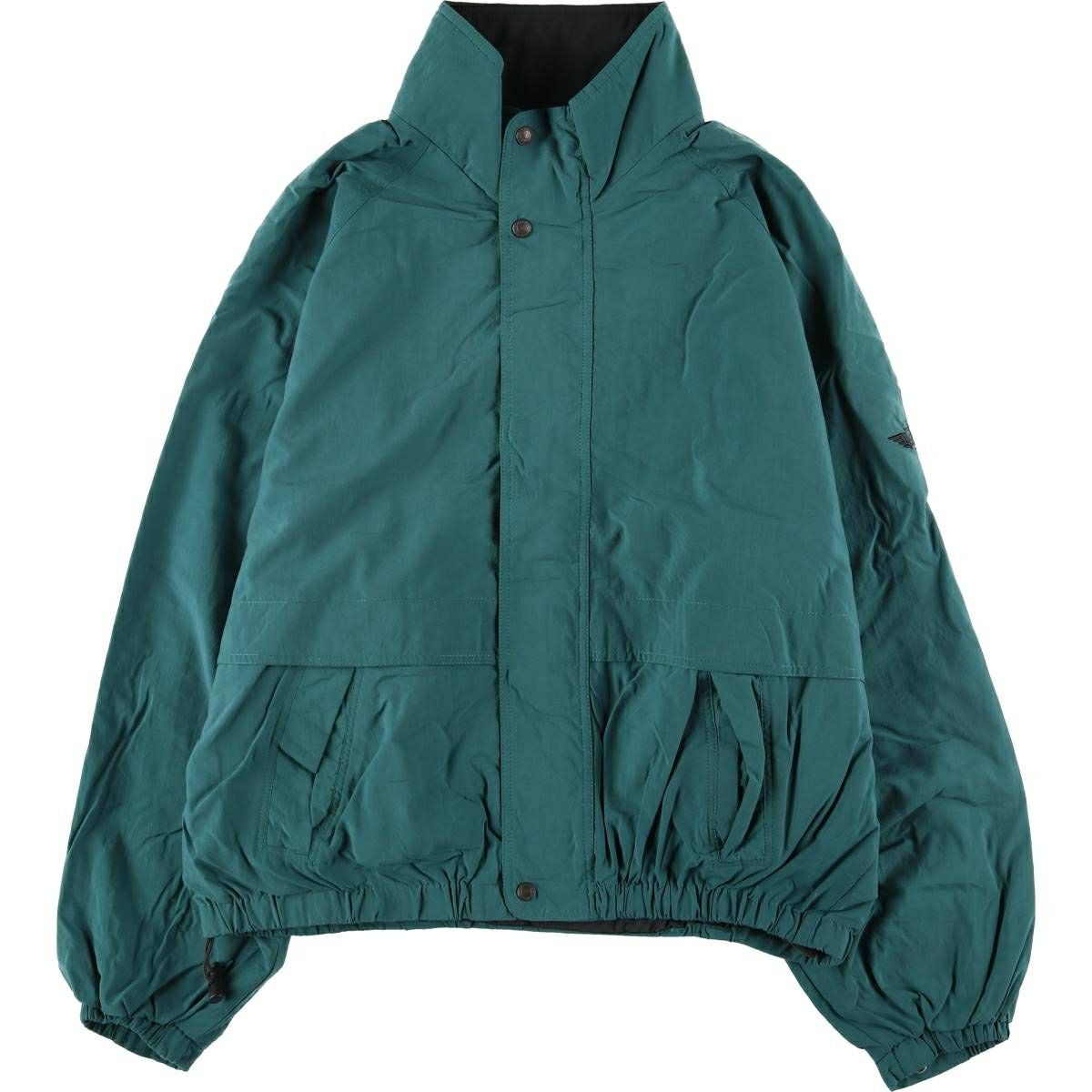 古着 ドッカーズ DOCKERS 中綿入り レザーフライトジャケット メンズXL