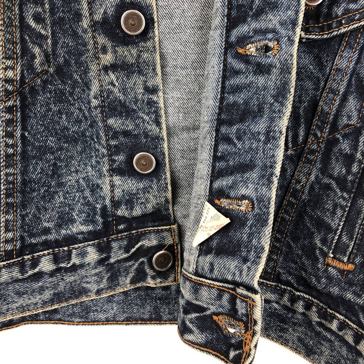 古着 ～90年代 リーバイス Levis ケミカルウォッシュ デニムジャケット