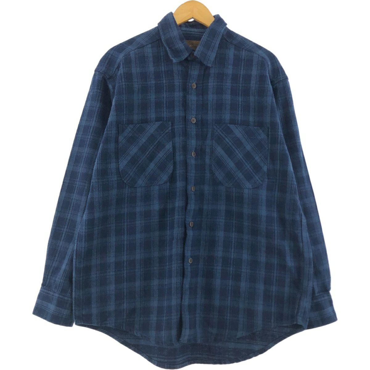 古着 セントジョンズベイ ST. JOHN'S BAY CLASSIC FIT チェック柄 ボタンダウン 長袖 ライトネルシャツ メンズS相当/eaa592873 古着 セントジョンズベイ ST. JOHNS BAY CLASSIC FIT チェック柄