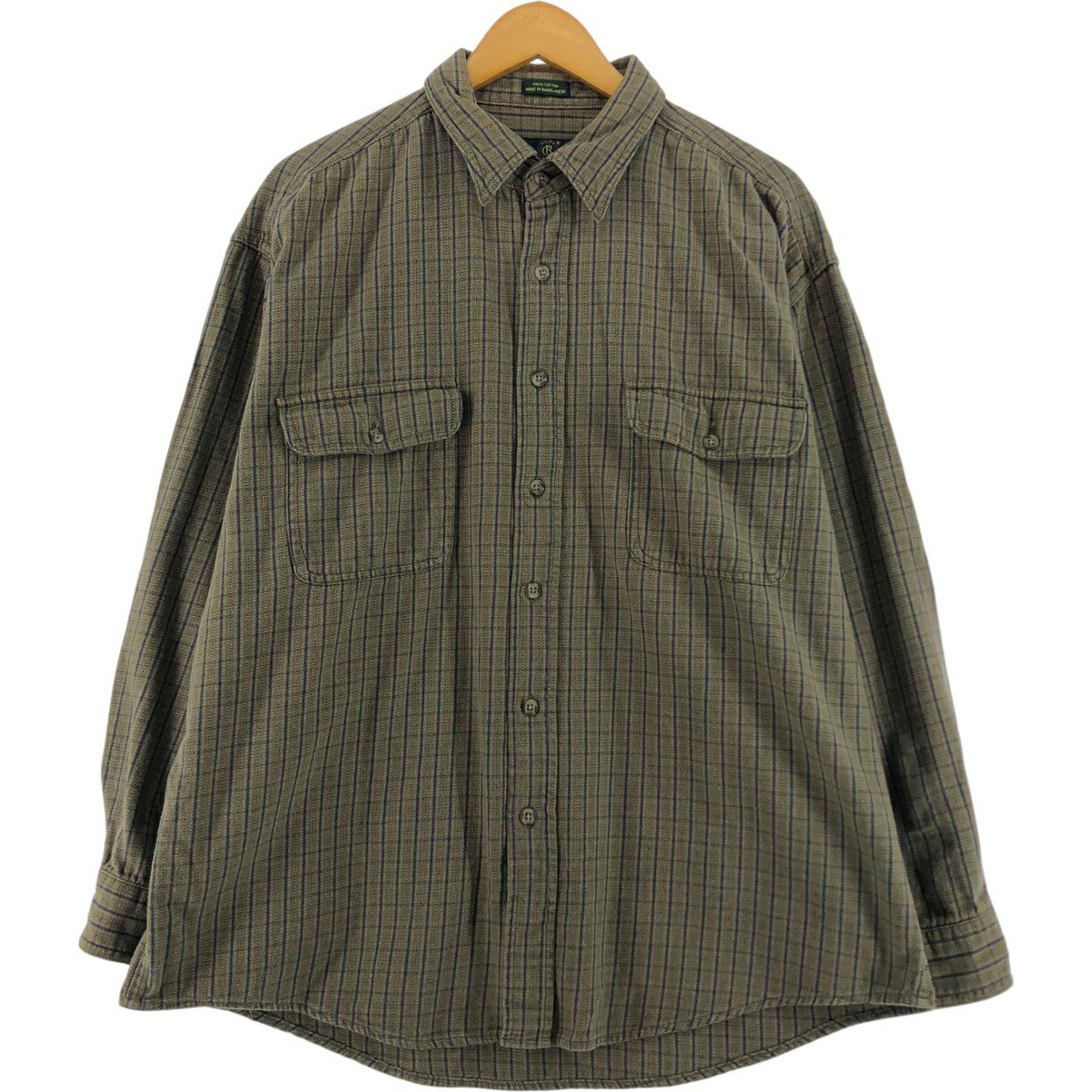 古着 キャリアクラブ CAREEE CLUB CAMBRIDGE HALL NATURAL BLEND 長袖