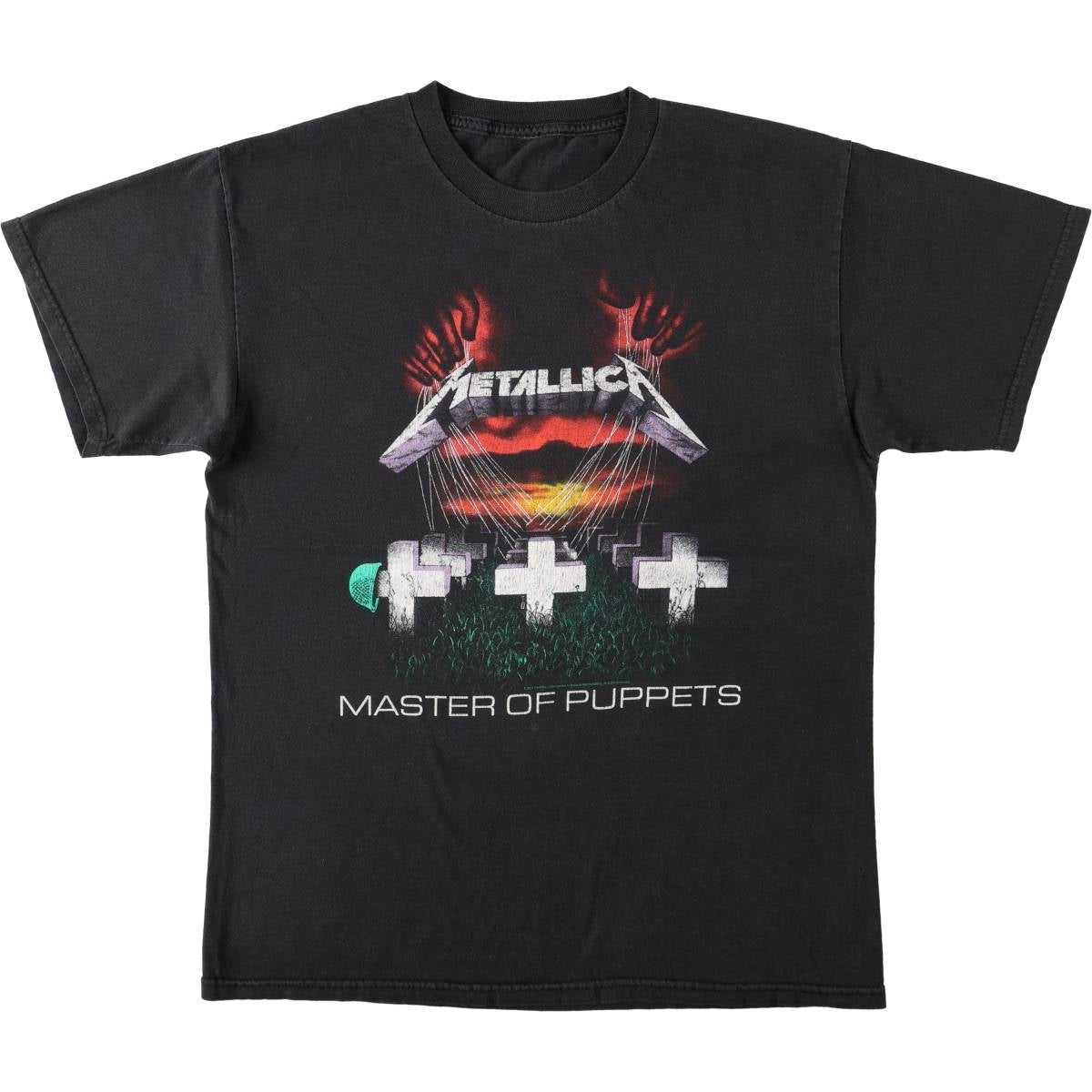 古着 Metallica メタリカ バンドTシャツ バンT メンズXL相当