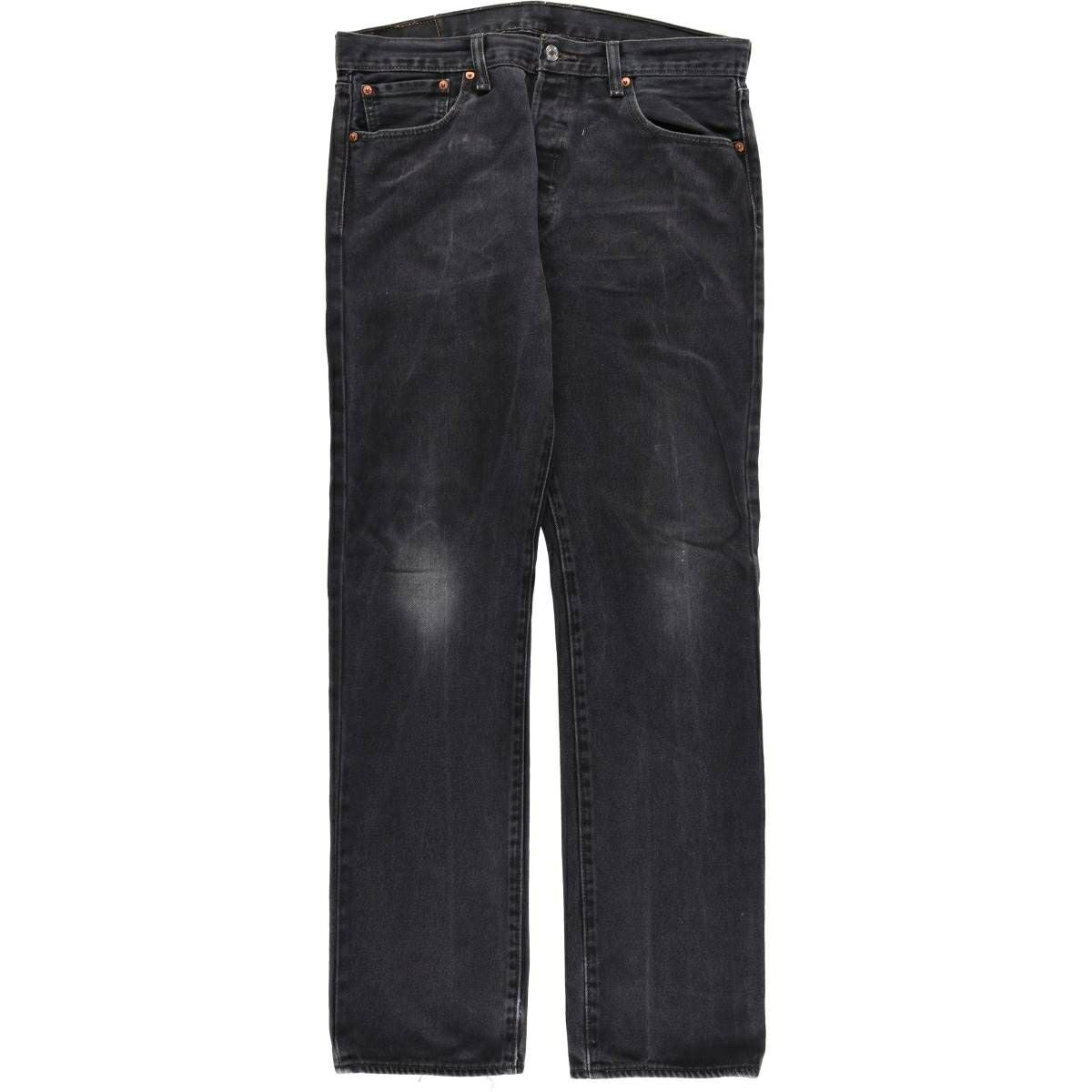 古着 リーバイス Levis 501 LEVIS PREMIUM ブラックデニム ストレート