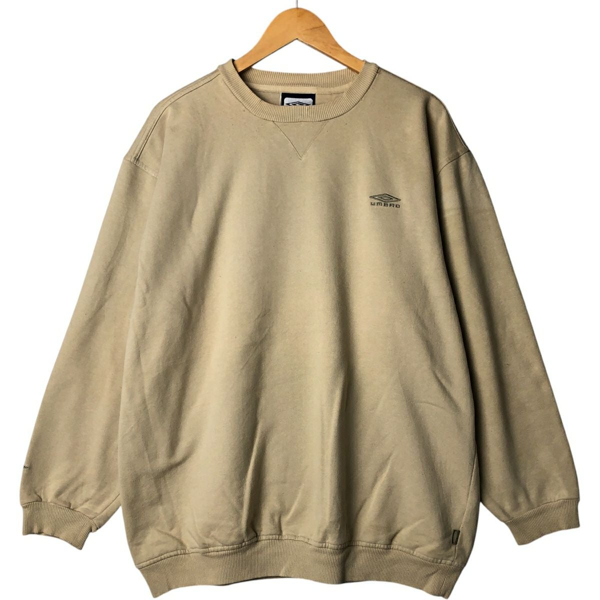 古着 90年代 アンブロ UMBRO ロゴスウェットシャツ トレーナー メンズM