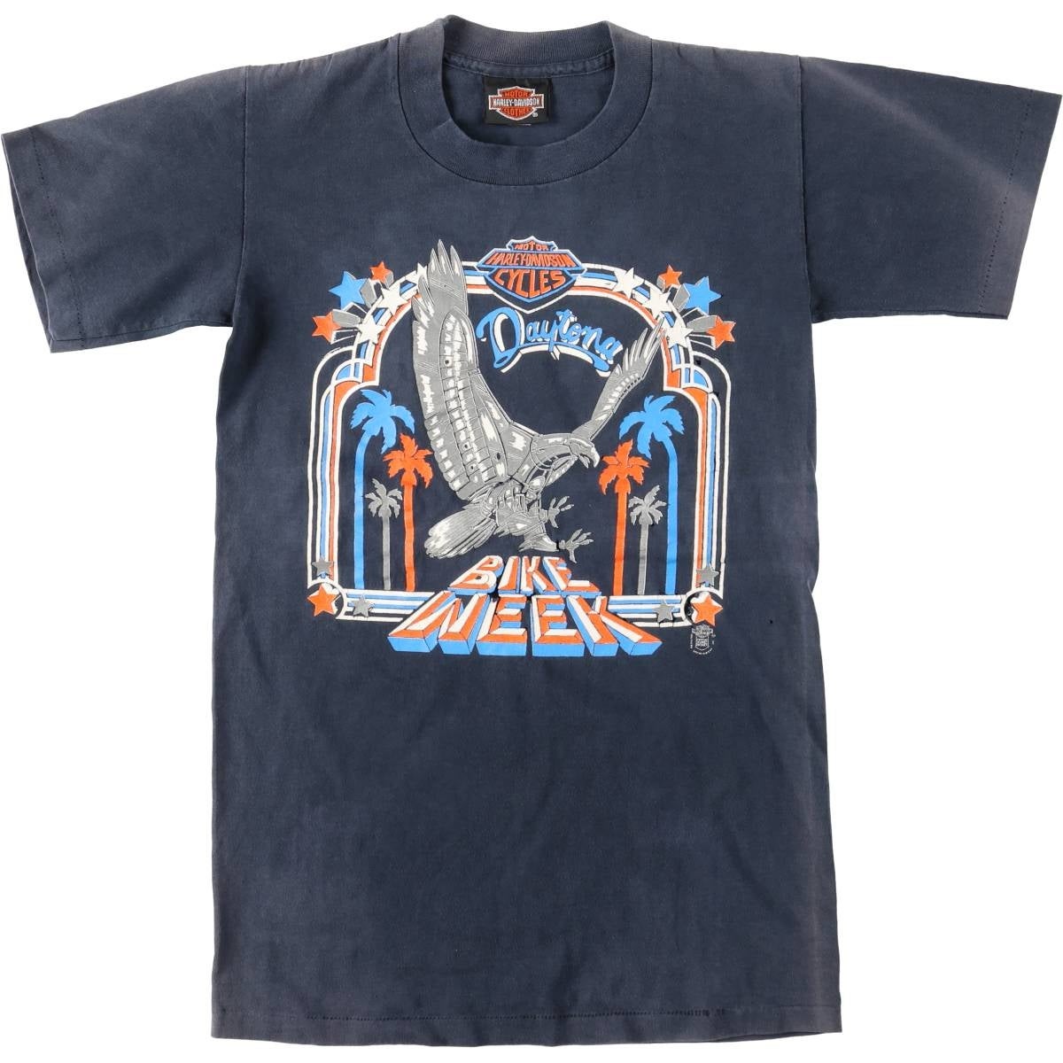 古着 90年代 ハーレーダビッドソン Harley-Davidson 鷲柄 イーグル柄