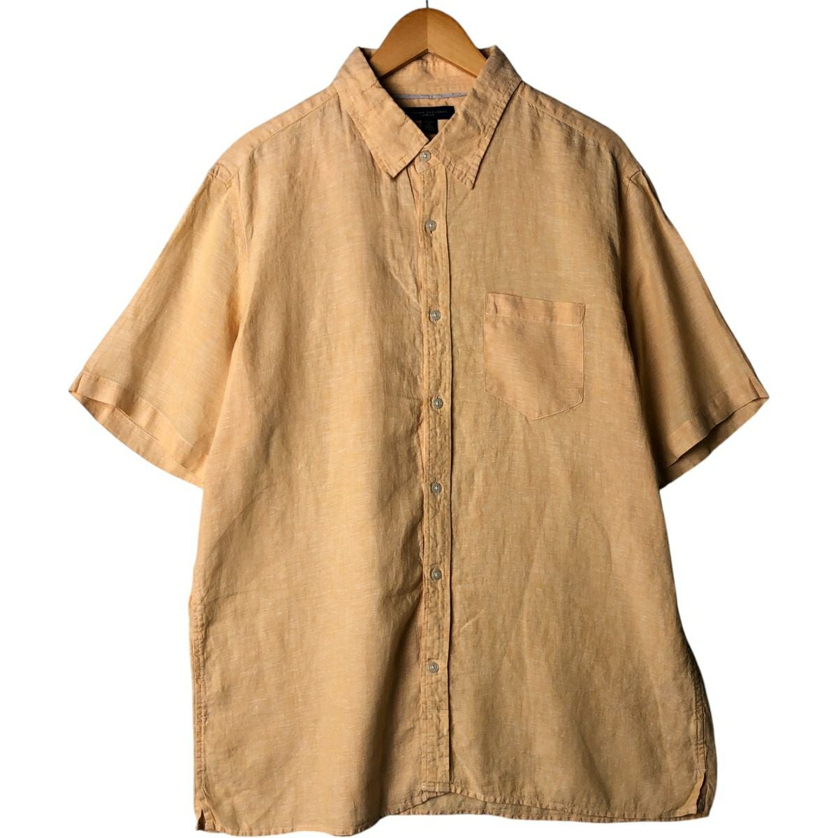 古着 バナナリパブリック BANANA REPUBLIC 半袖 オープンカラー シャツ