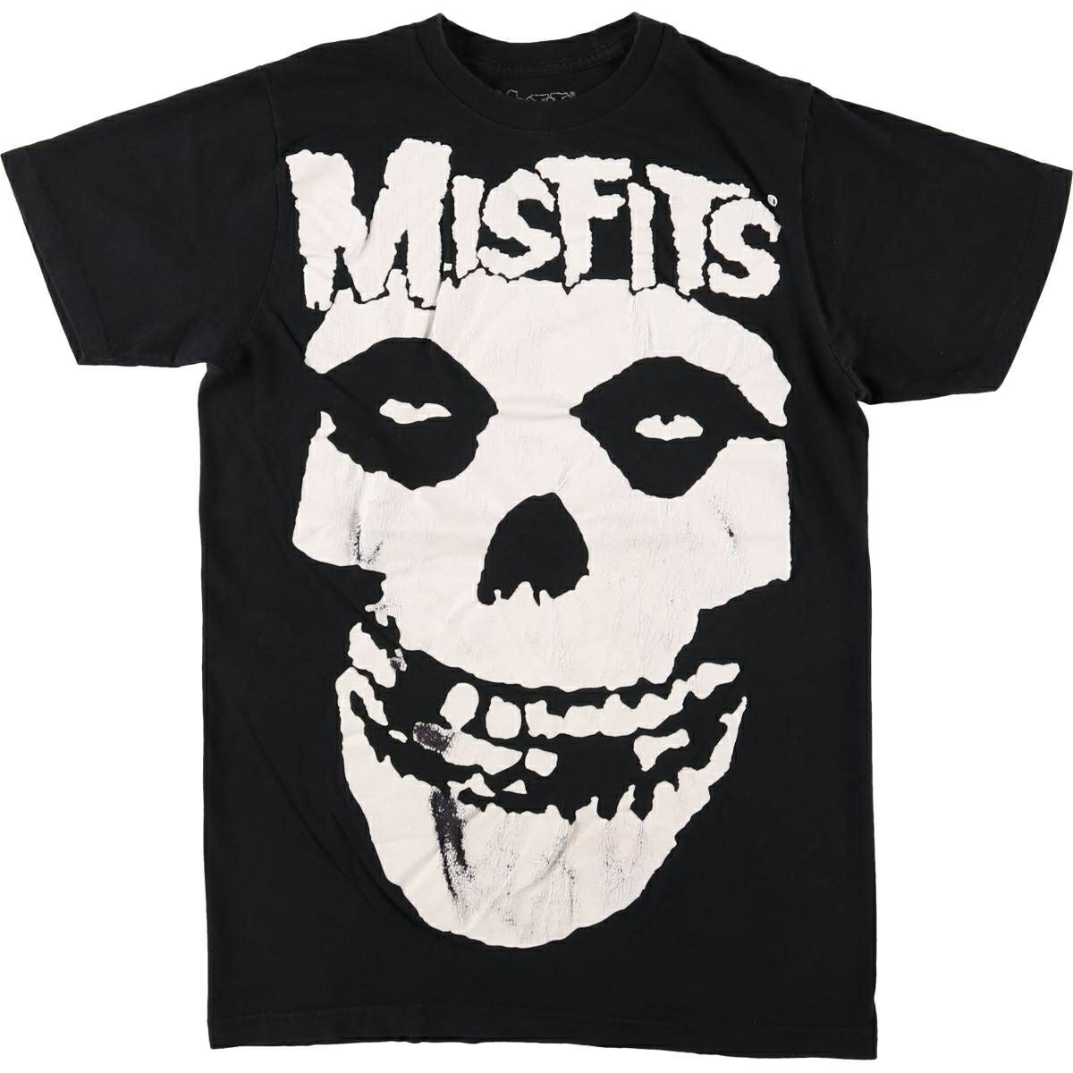 古着 THE MISFITS ミスフィッツ ドクロ柄 スカル柄 バンドTシャツ バン