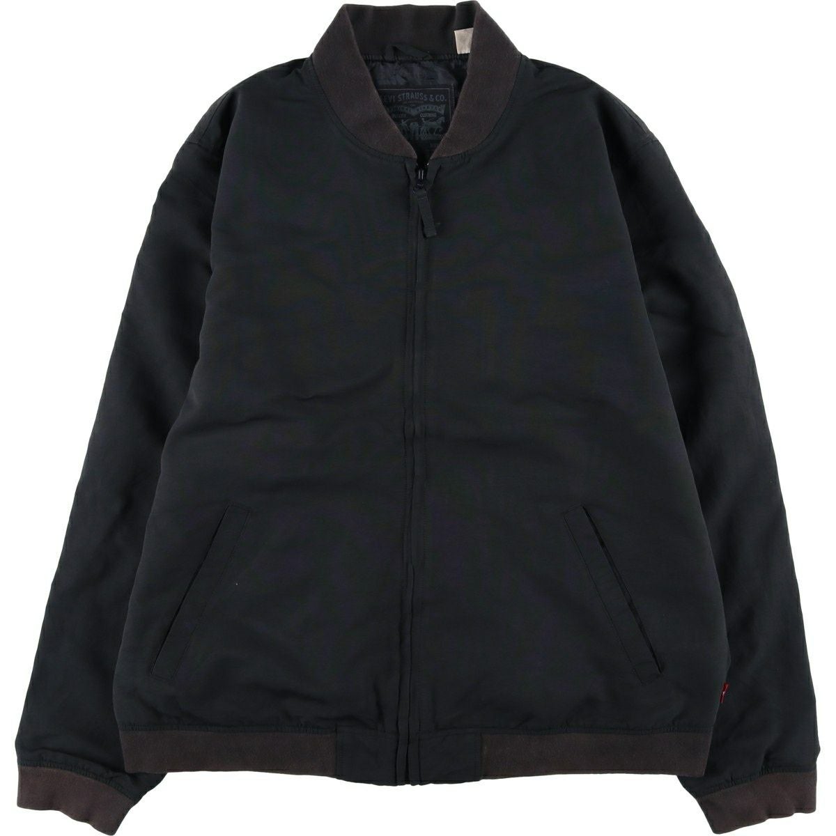 古着 リーバイス Levis ブラックデニムボアジャケット メンズM相当