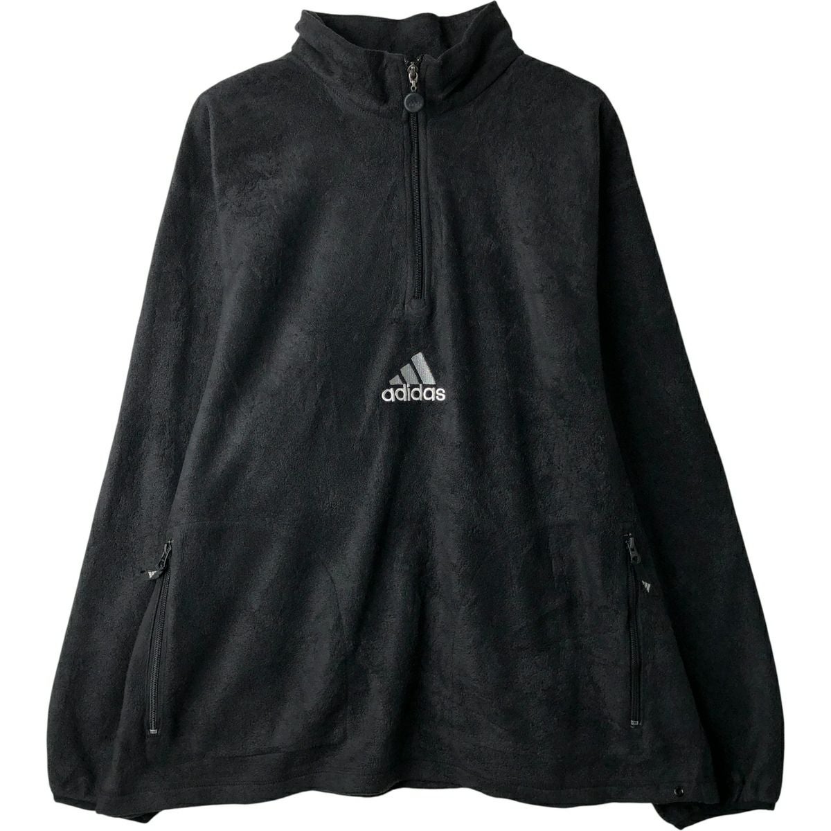 古着 00年代 アディダス adidas ハーフジップ フリースプルオーバー