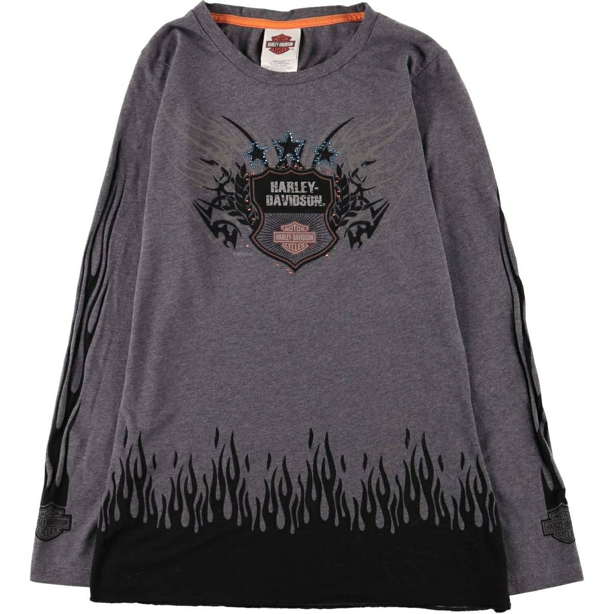 古着 ハーレーダビッドソン Harley-Davidson ラインストーン付き