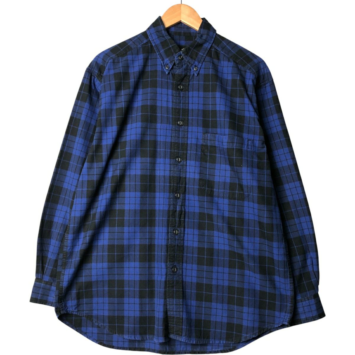 古着 エディーバウアー Eddie Bauer チェック柄 ボタンダウン 長袖 ライトネルシャツ メンズS相当/eaa592869 古着 エディーバウアー Eddie Bauer チェック柄 ボタンダウン 長袖