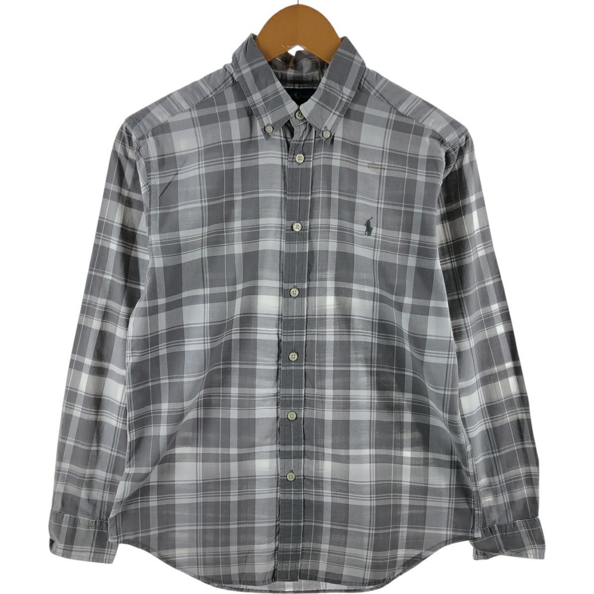 古着 ラルフローレン Ralph Lauren 長袖 ボタンダウンチェックシャツ メンズM相当 /eaa549855 Ralph Lauren - 古着 ラルフローレン Ralph Lauren 長袖 ボタンダウン