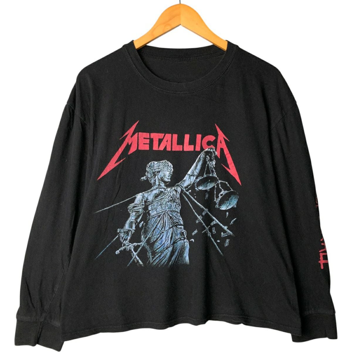 古着 METALLICA メタリカ ロンT バンドTシャツ バンT メンズM相当