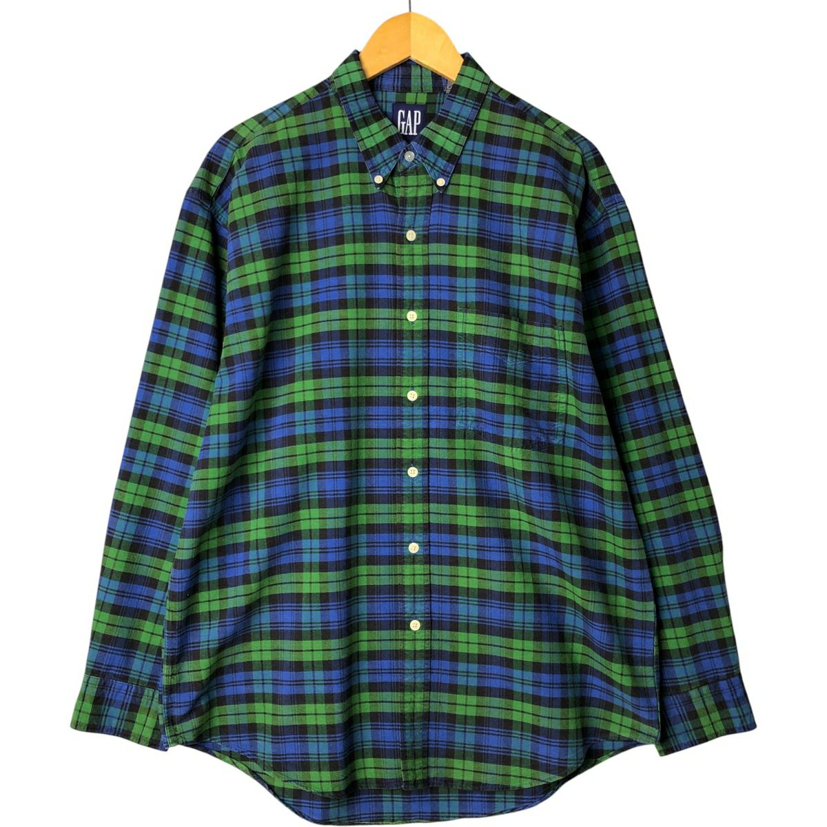 00's オールドギャップ コットンチェックシャツ 緑 XL 000002564347-01.jpg?size=m&w=
