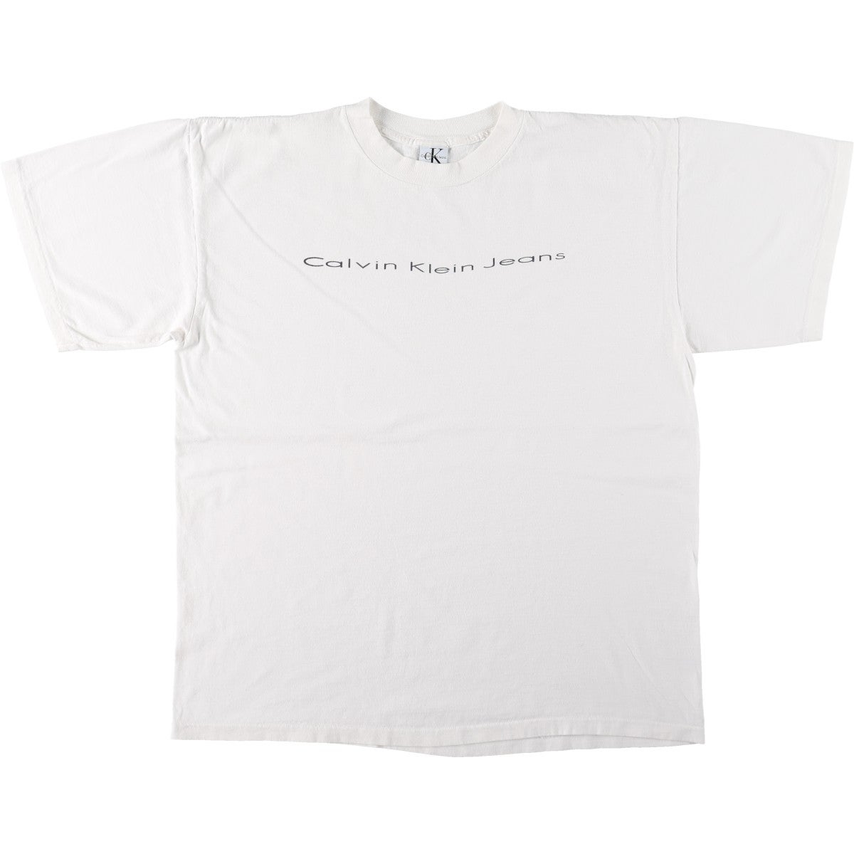 古着 90年代 カルバンクライン Calvin klein JEANS 半袖 ロゴTシャツ
