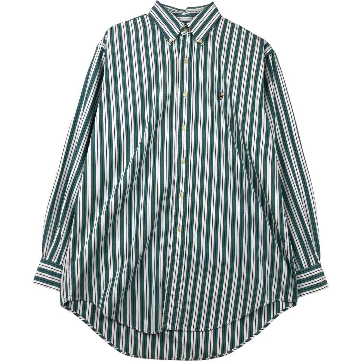 古着 ラルフローレン Ralph Lauren BLAKE マルチストライプ 長袖