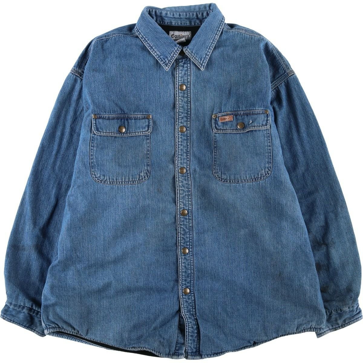 古着 00年代 カーハート Carhartt ダックベスト USA製 メンズXXL相当