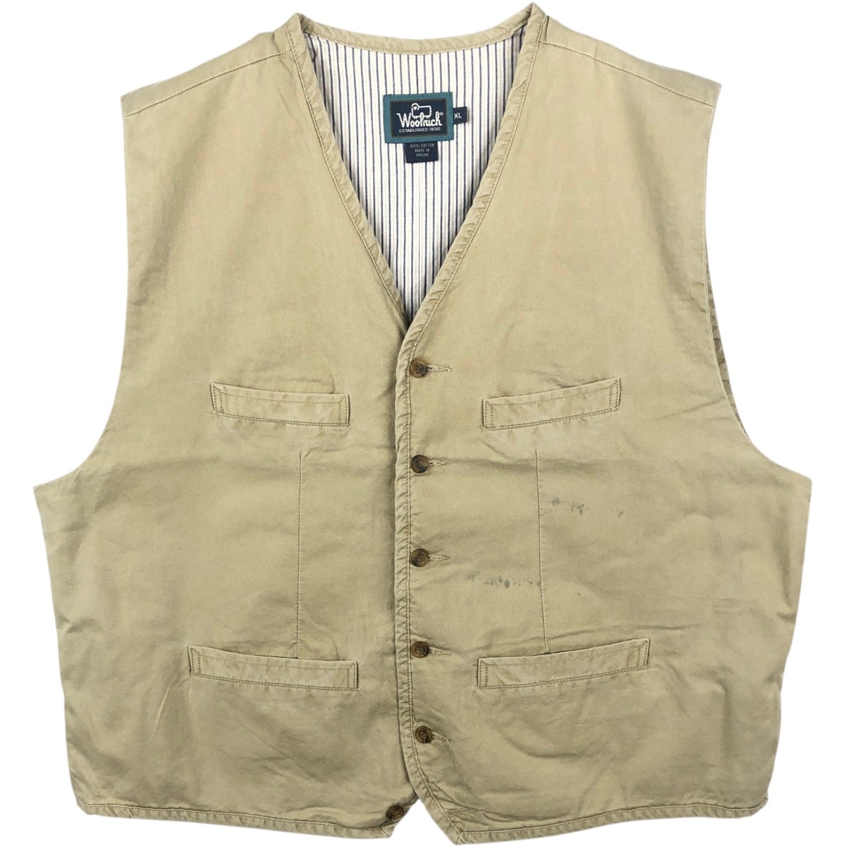 古着 90年代 ウールリッチ WOOLRICH サファリベスト メンズXL相当