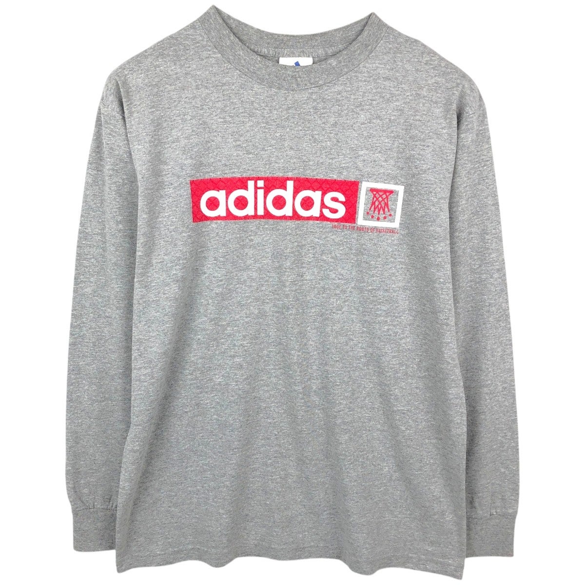 古着 90～00年代 アディダス adidas ロングTシャツ ロンT USA製 メンズ
