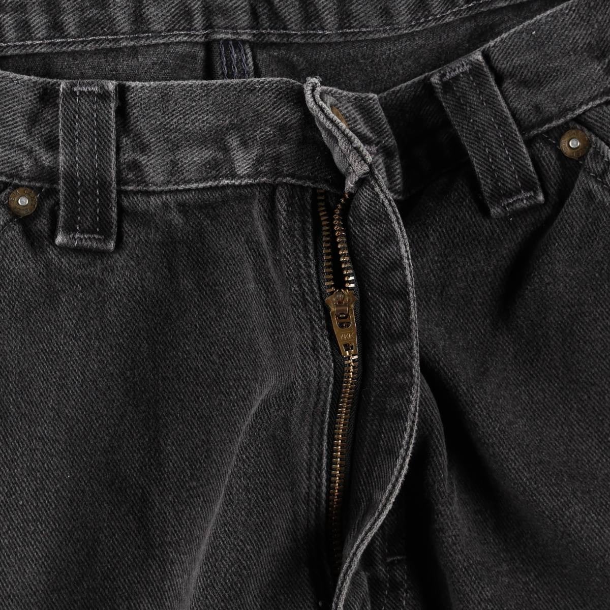 古着 90～00年代 リー Lee DUNGAREES ブラックデニムペインターパンツ