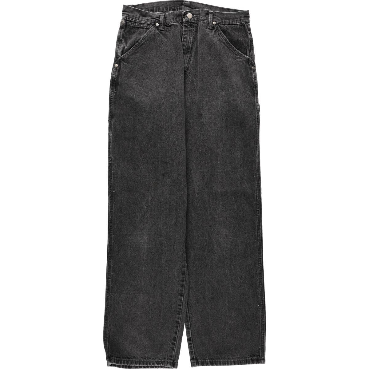 古着 ラングラー Wrangler ブラックデニム ストレートデニムパンツ メンズw32相当 ヴィンテージ/eaa482922 古着 ラングラー Wrangler ブラックデニム ストレートデニムパンツ