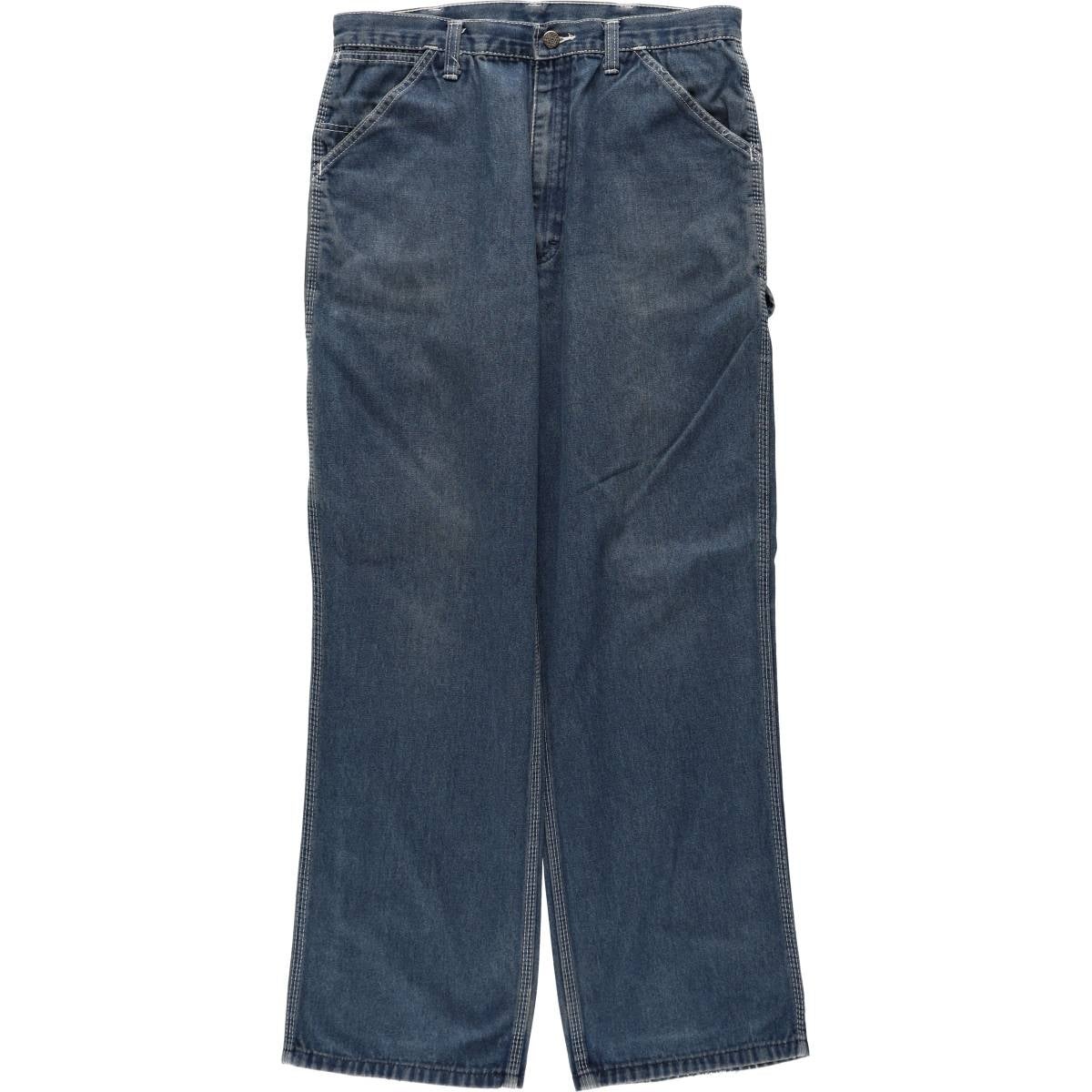 古着 ARIZONA JEAN Co ブラックデニムペインターパンツ メンズw31相当