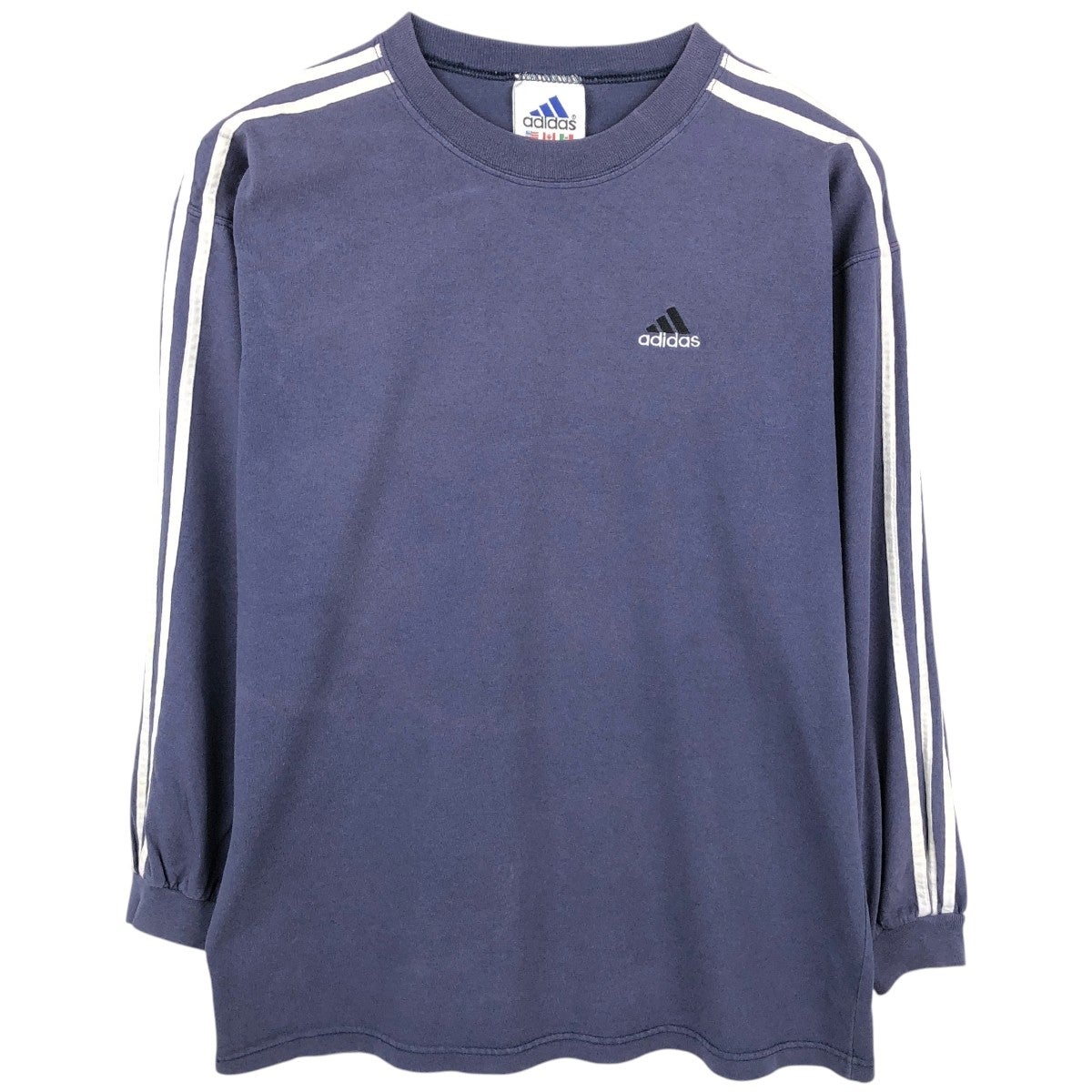 古着 90～00年代 アディダス adidas ロングTシャツ ロンT USA製 メンズ