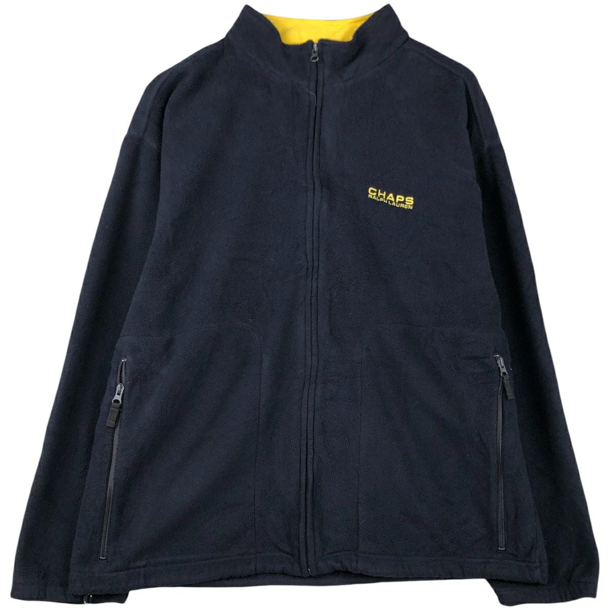 古着 ラルフローレン Ralph Lauren CHAPS チャップス ハーフジップ