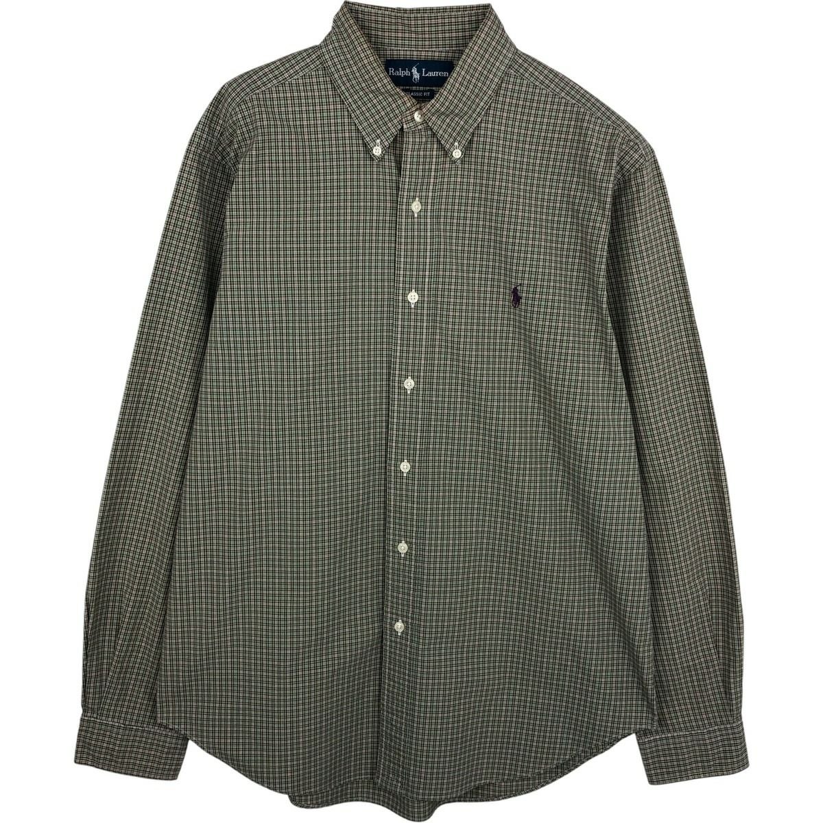 古着 ラルフローレン Ralph Lauren CLASSIC FIT 長袖 ボタンダウン