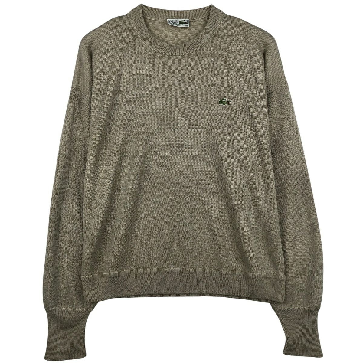 古着 80年代 ラコステ LACOSTE CHEMISE フレンチラコステ ストライプ柄
