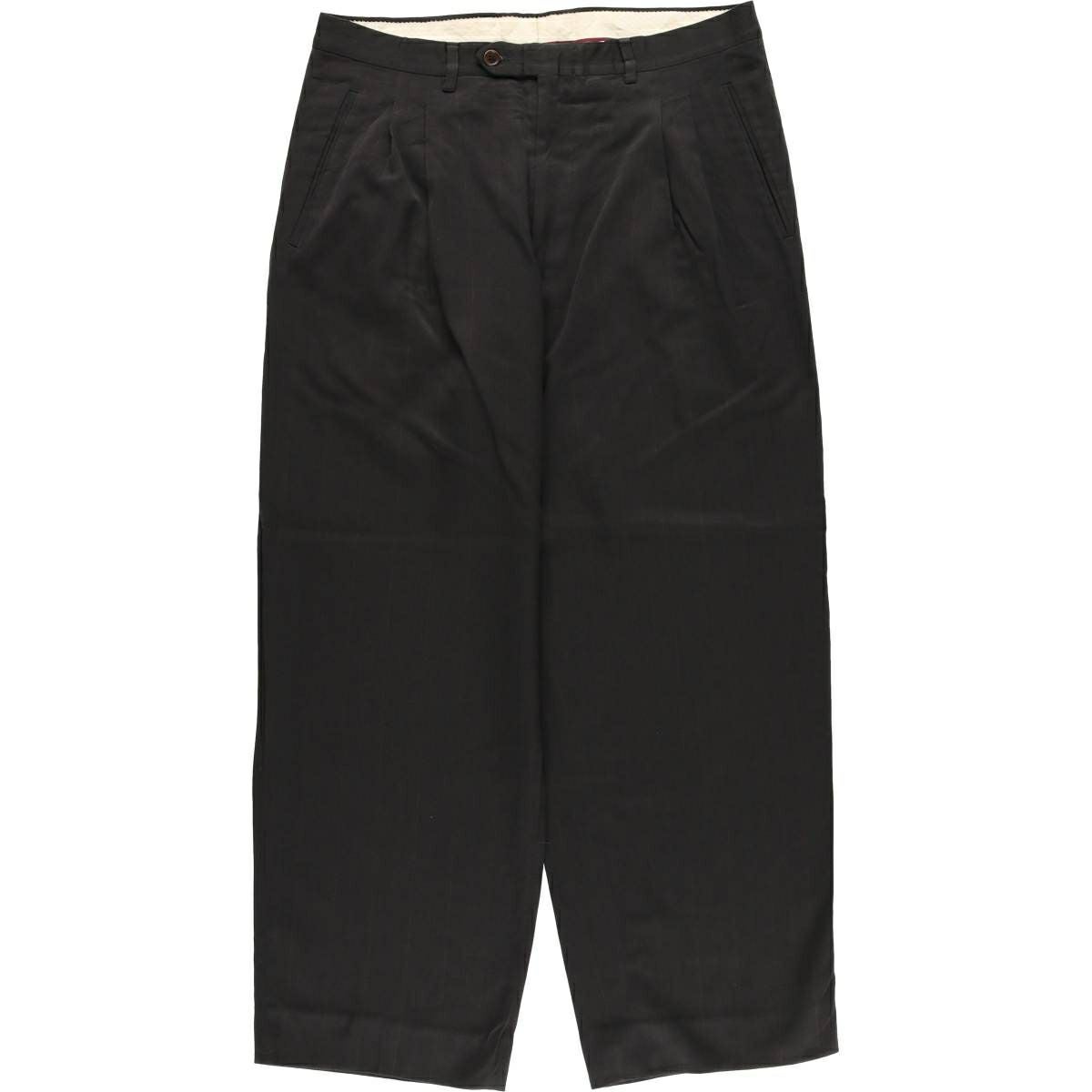 古着 アルマーニ ARMANI COLLEZIONI ワンタック ウールパンツ