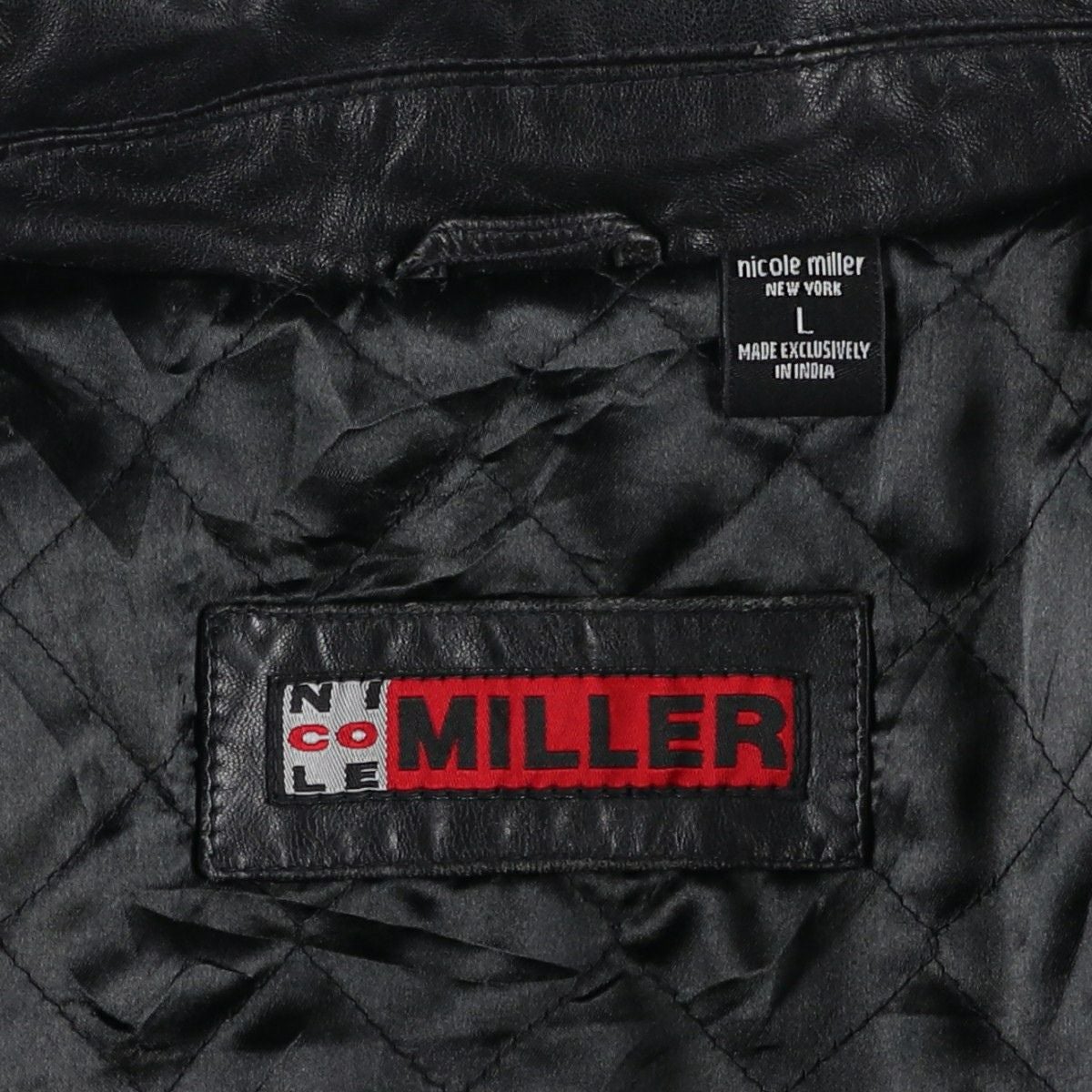 古着 NICOLE MILLER レザージャケット メンズL相当 /eaa614818 【中古