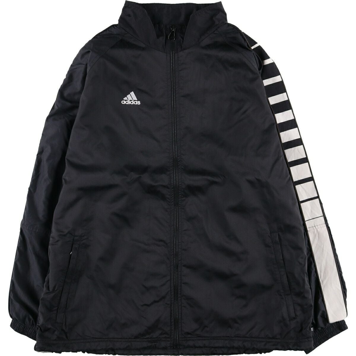 古着 90年代 アディダス adidas TEAM ナイロンジャケット メンズL相当